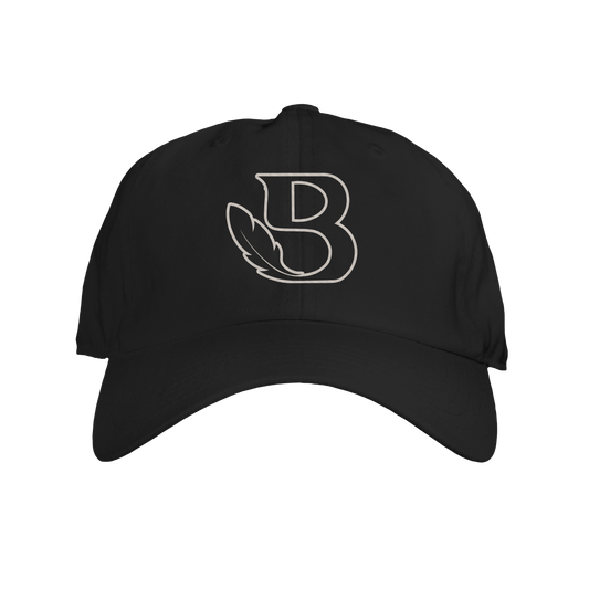 B DAD HAT - BLACK