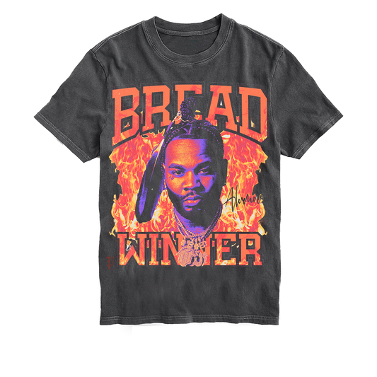 BREAD WINNERS FLAME TEE - VINTAGE GREY